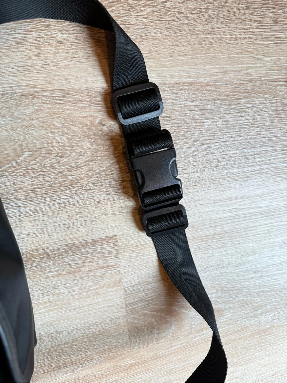 BEIS Black Crossbody Belt Bag with Front Organizer